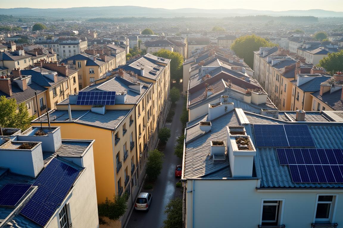 Communauté énergétique Lyon réseau solaire collectif